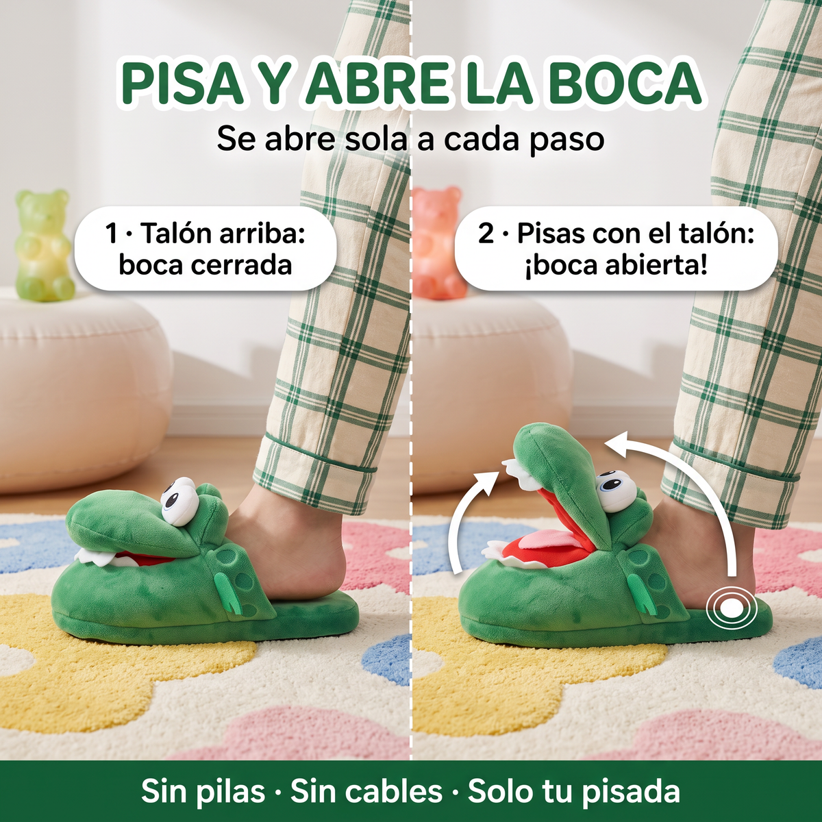 Pantuflas de cocodrilo